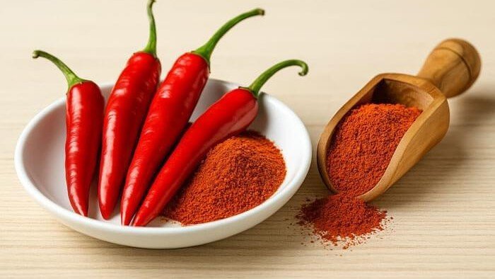 Cayennepfeffer kurbelt die Thermogenese und die natürliche Fettverbrennung an.