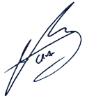 Unterschrift von Expertin Jessica Raynolds zur Bestätigung der CoreGLP Formel.